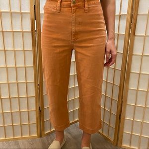 Madewell wide leg crop pants